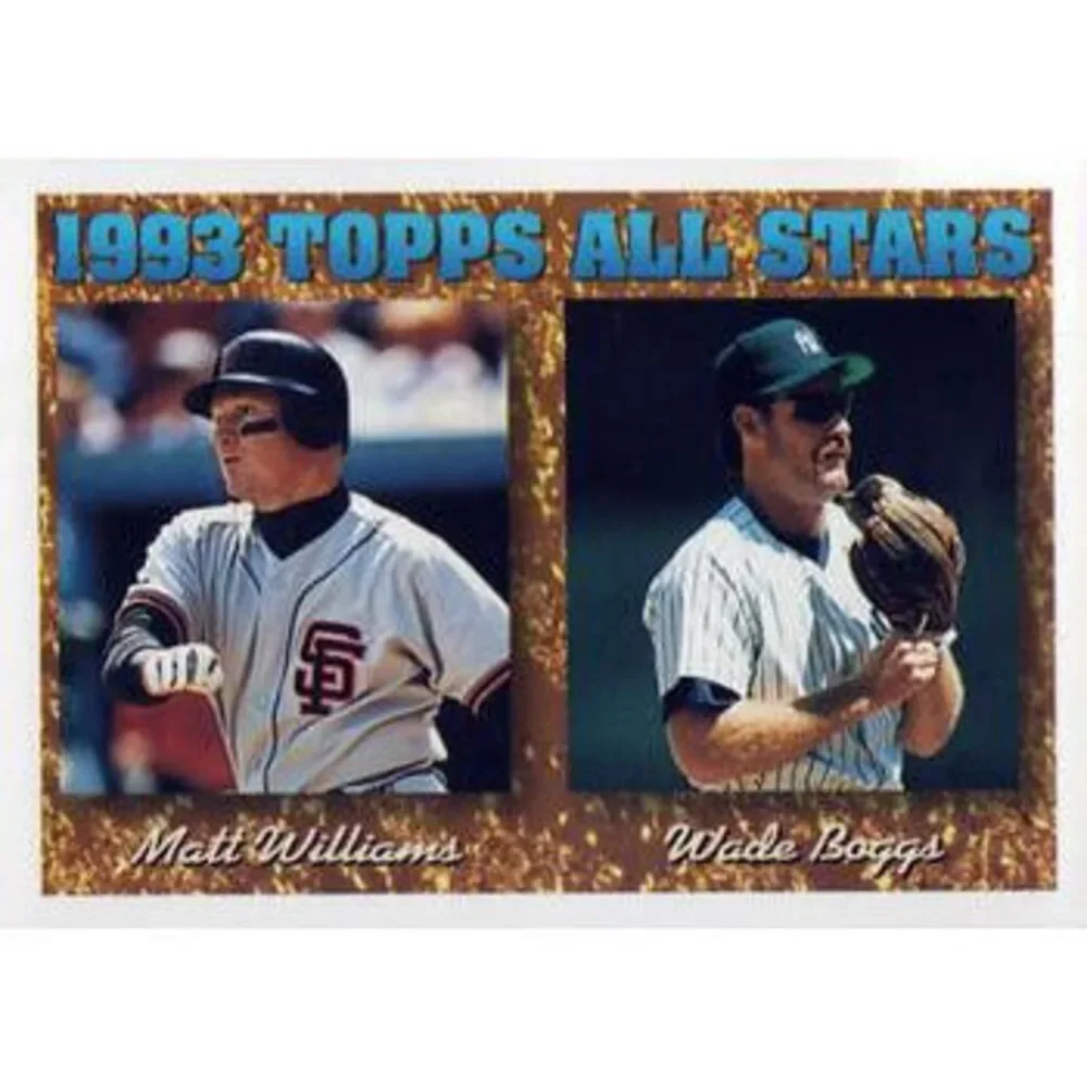 1994 Topps Matt Williams/Wade Boggs #386 San Francisco Giants / New York Yankees